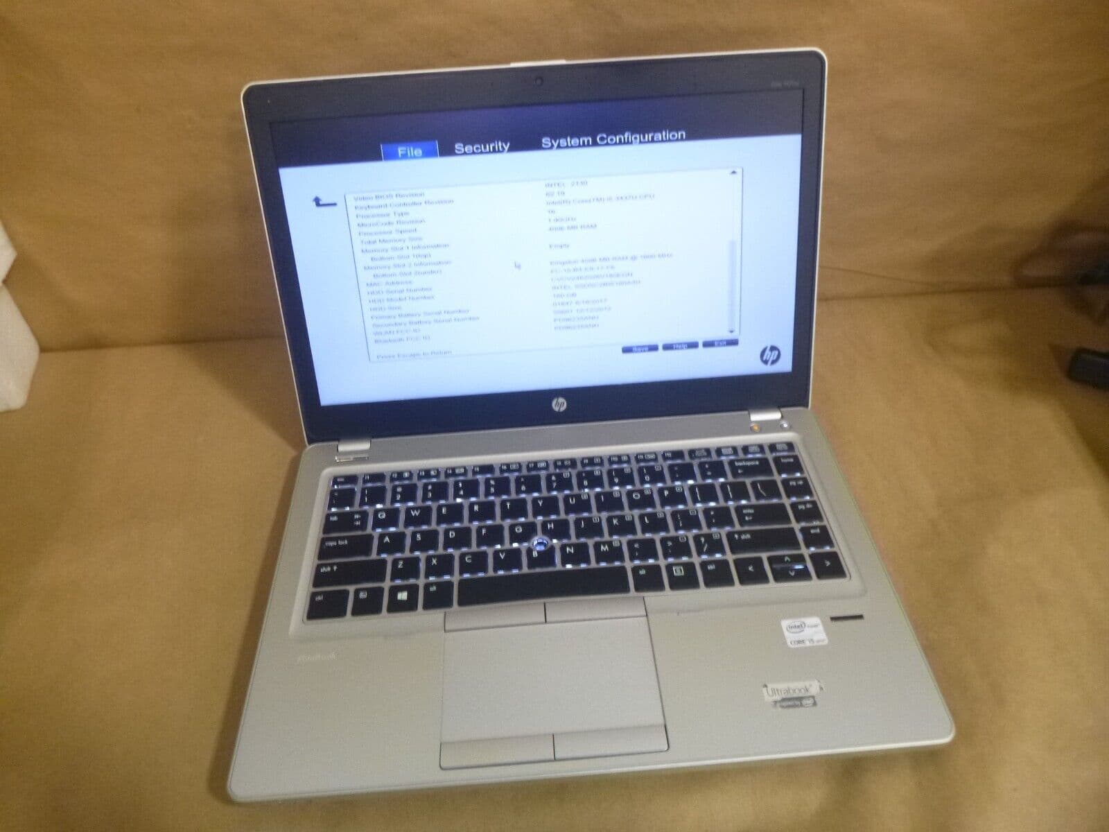 Hp Folio 9480m thumbnail 2