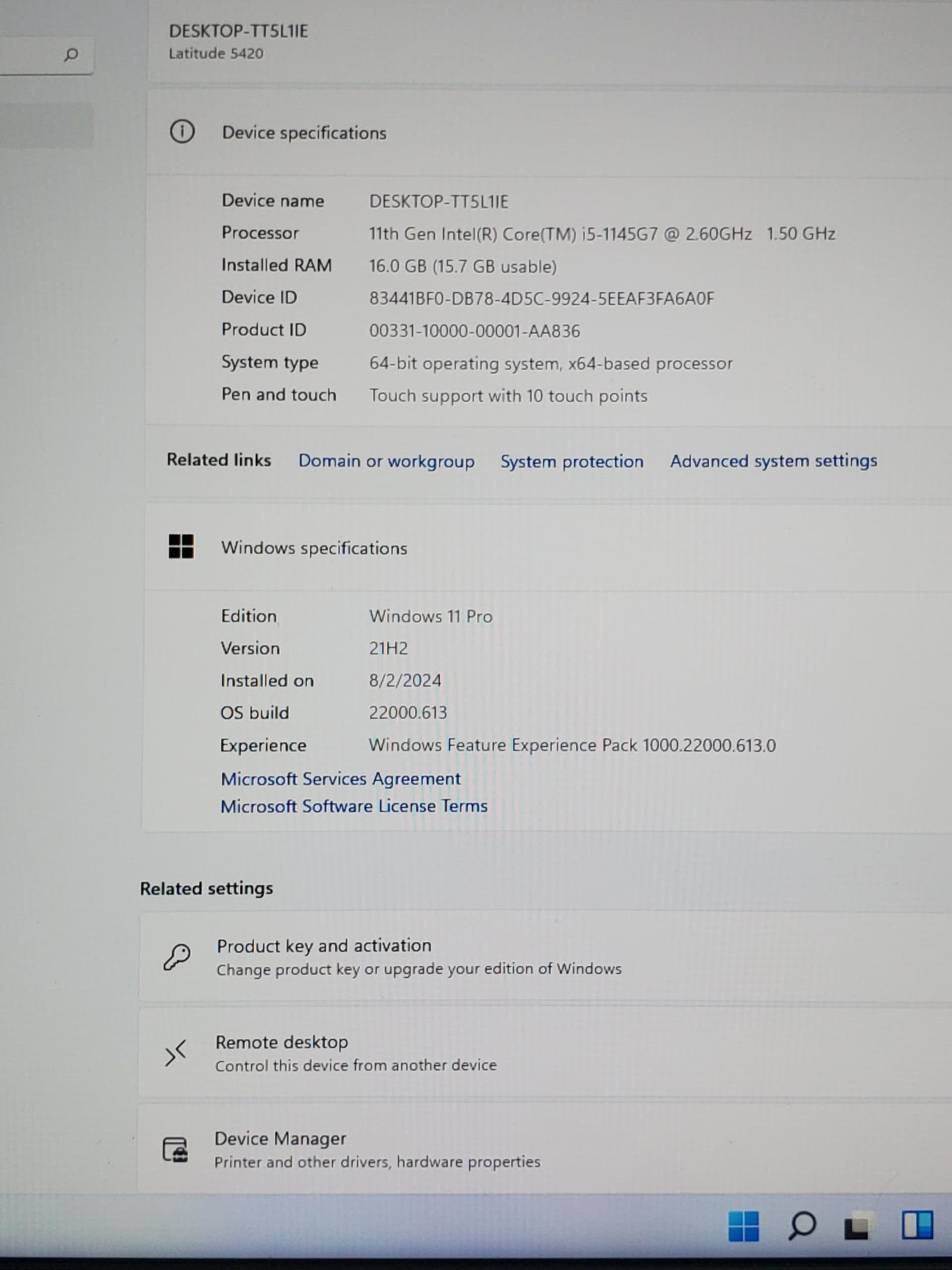 DELL LATITUDE 5420 thumbnail 4