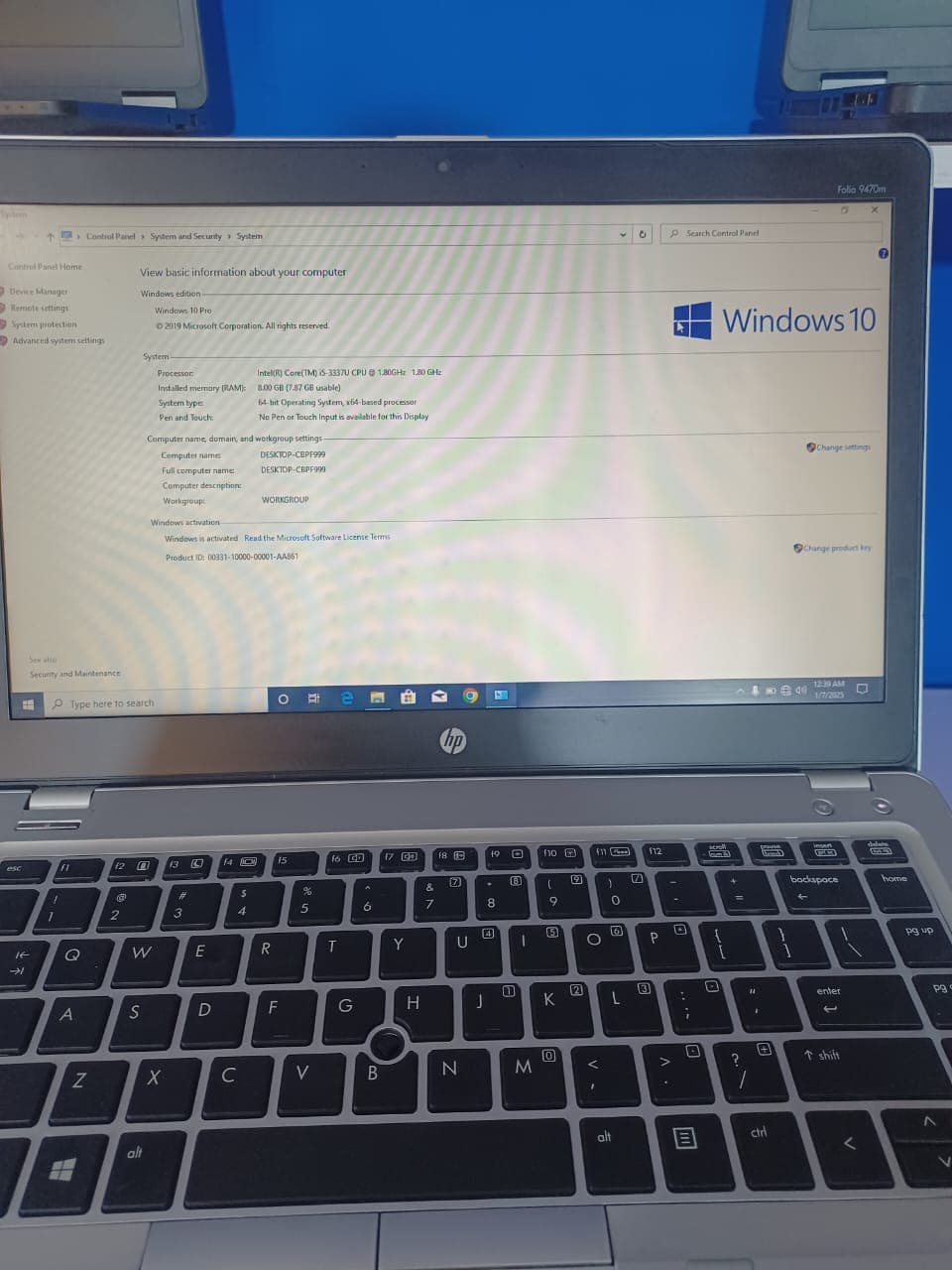 HP EliteBook Folio 9470M thumbnail 3