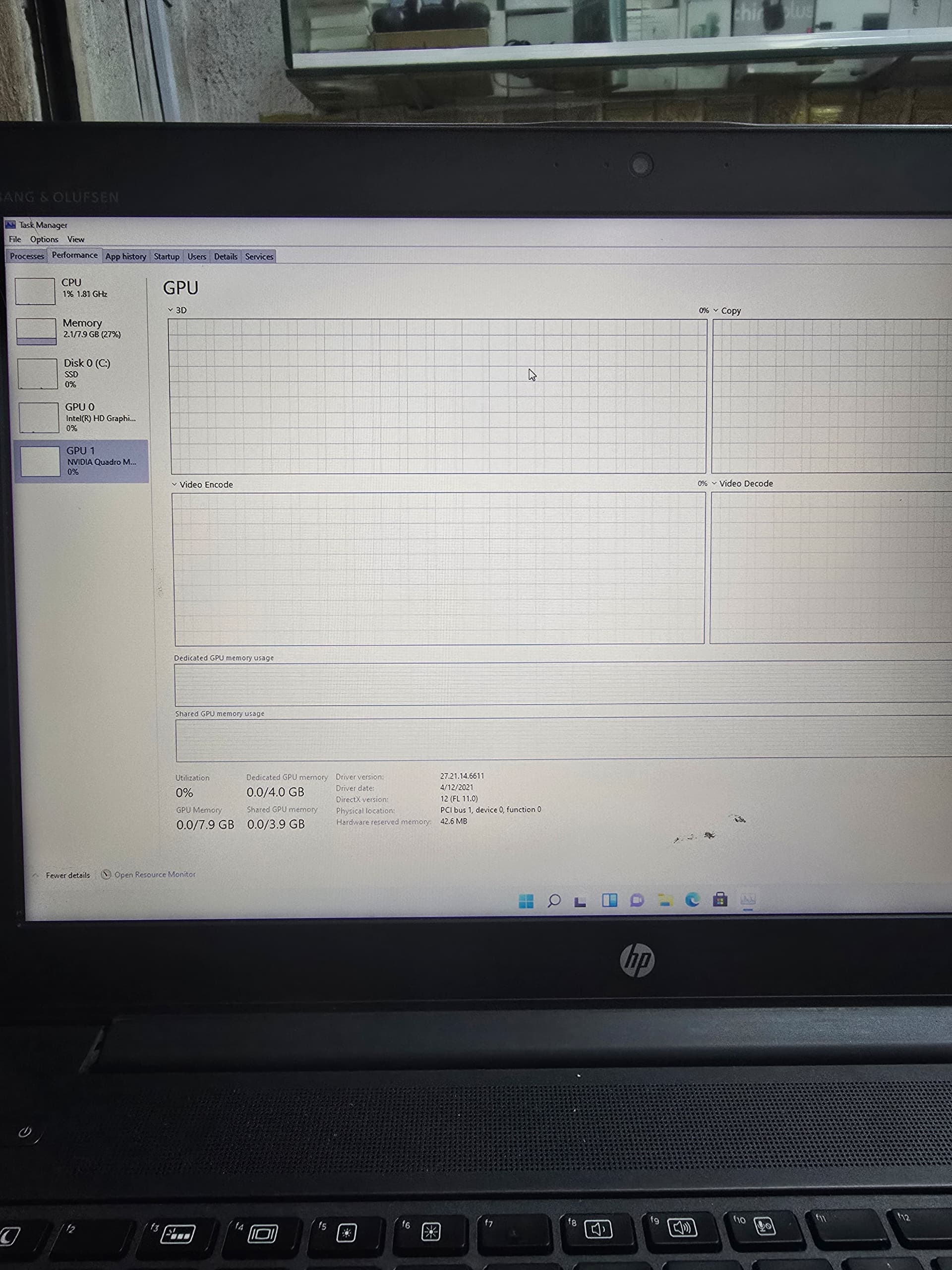HP Z Book Studio 15 G4